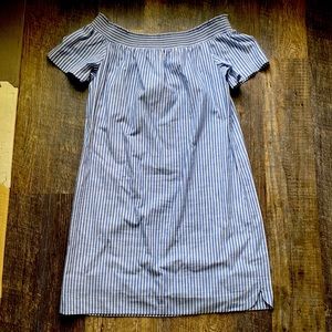 J. Crew Factory Off-the-Shoulder Dress